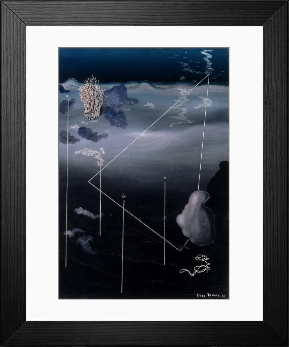 Framed Print : Belomancie I, 1927. Creator: Yves Tanguy Framed Print : Belomancie I, 1927. Creator: Yves Tanguy