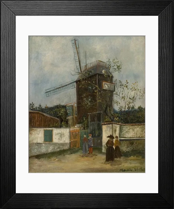 Framed Print : Le Moulin de La Galette, c. 1912. Creator: Maurice Utrillo Framed Print : Le Moulin de La Galette, c. 1912. Creator: Maurice Utrillo