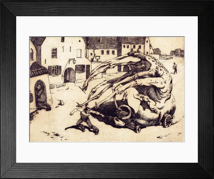 Framed Print : The Conscience, 1911. Creator: Vasyl Masyutin. The Conscience, 1911. Creator: Vasyl Masyutin Framed Print : The Conscience, 1911. Creator: Vasyl Masyutin. The Conscience, 1911. Creator: Vasyl Masyutin