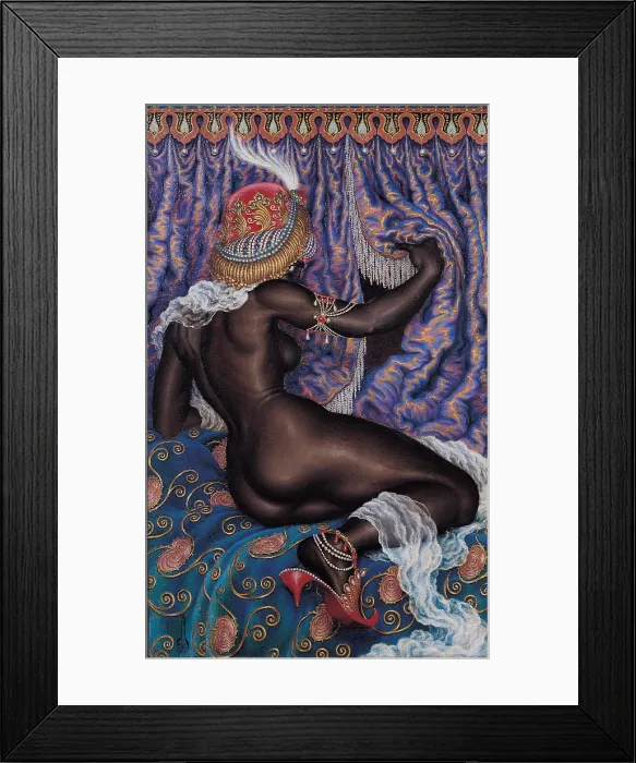 Framed Print : Negresse, 1927. Creator: Nikolay Kalmakov Framed Print : Negresse, 1927. Creator: Nikolay Kalmakov