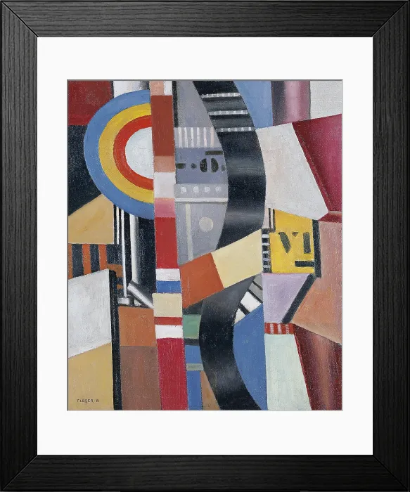 Framed Print : The Disc, 1918. Creator: Fernand Leger Framed Print : The Disc, 1918. Creator: Fernand Leger