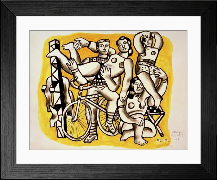 Framed Print : Acrobats, 1952. Creator: Fernand Leger. Acrobats, 1952. Creator: Fernand Leger Framed Print : Acrobats, 1952. Creator: Fernand Leger. Acrobats, 1952. Creator: Fernand Leger
