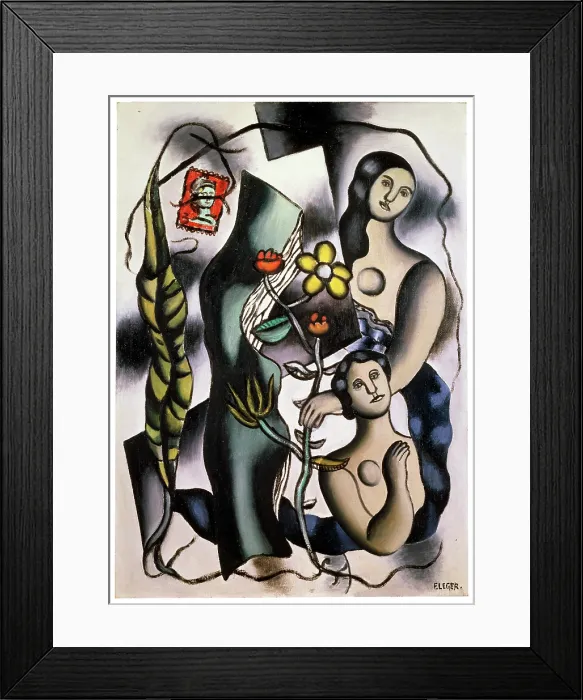 Framed Print : Postcard, 1932. Creator: Fernand Leger. Postcard, 1932. Creator: Fernand Leger Framed Print : Postcard, 1932. Creator: Fernand Leger. Postcard, 1932. Creator: Fernand Leger
