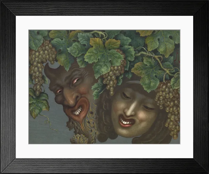 Framed Print : Bacchanalia, 1930. Creator: Nikolay Kalmakov Framed Print : Bacchanalia, 1930. Creator: Nikolay Kalmakov