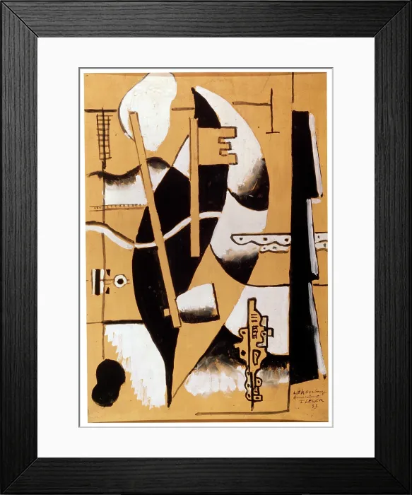 Framed Print : Composition, 1933. Creator: Fernand Leger. Composition, 1933. Creator: Fernand Leger Framed Print : Composition, 1933. Creator: Fernand Leger. Composition, 1933. Creator: Fernand Leger