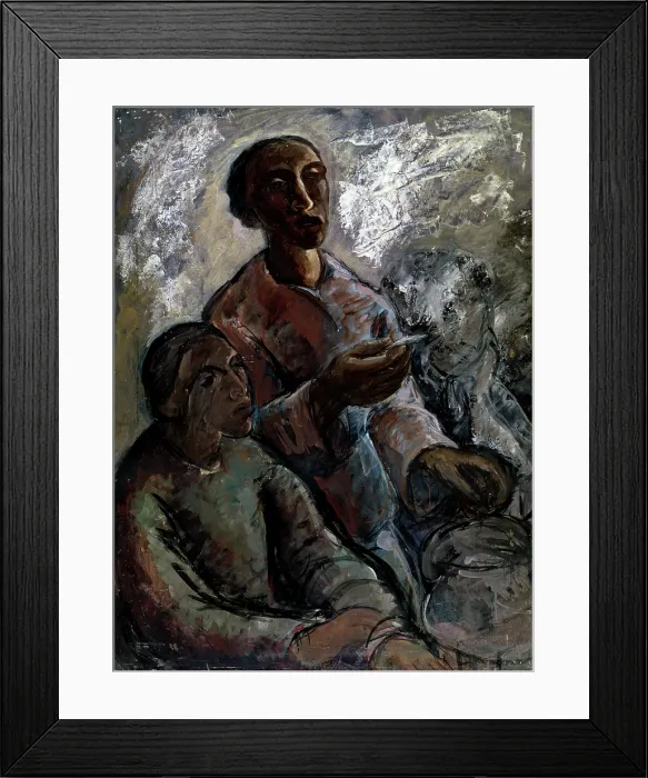 Framed Print : The Two of Them, 20th century. Creator: Karl Hofer. The Two of Them, 20th century. Creator: Karl Hofer Framed Print : The Two of Them, 20th century. Creator: Karl Hofer. The Two of Them, 20th century. Creator: Karl Hofer