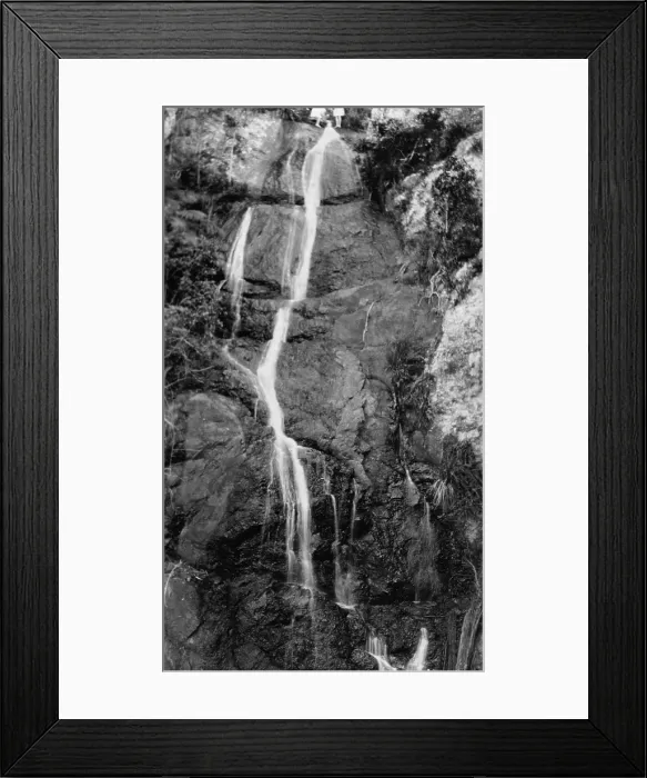 Framed Print : Waterfall, Mount Tamborine, 1925. Creator: Jack Bain Framed Print : Waterfall, Mount Tamborine, 1925. Creator: Jack Bain