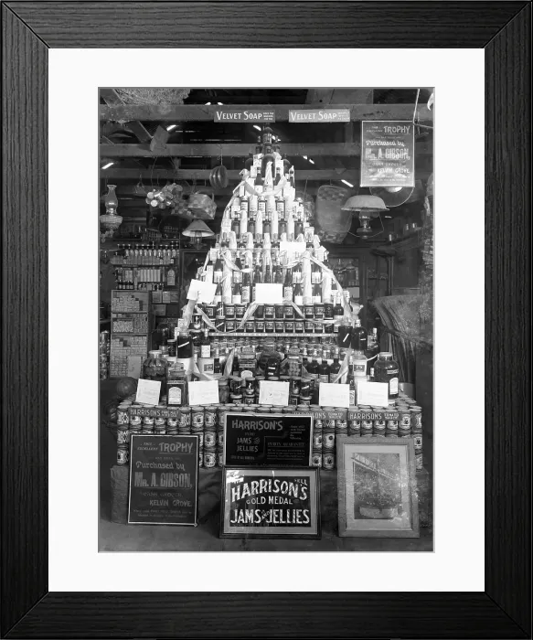 Framed Print : Harrison's jams and jellies display...National Agricultural & Industrial Association of...1903 Framed Print : Harrison's jams and jellies display...National Agricultural & Industrial Association of...1903