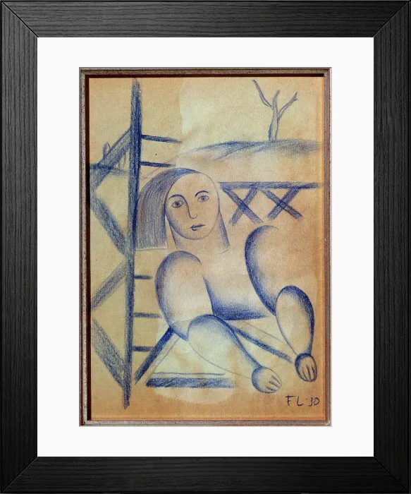 Framed Print : A Woman, 1930. Creator: Fernand Leger. A Woman, 1930. Creator: Fernand Leger Framed Print : A Woman, 1930. Creator: Fernand Leger. A Woman, 1930. Creator: Fernand Leger