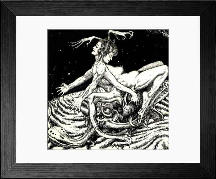 Framed Print : Ecstasy, 1907. Creator: Vasyl Masyutin. Ecstasy, 1907. Creator: Vasyl Masyutin Framed Print : Ecstasy, 1907. Creator: Vasyl Masyutin. Ecstasy, 1907. Creator: Vasyl Masyutin