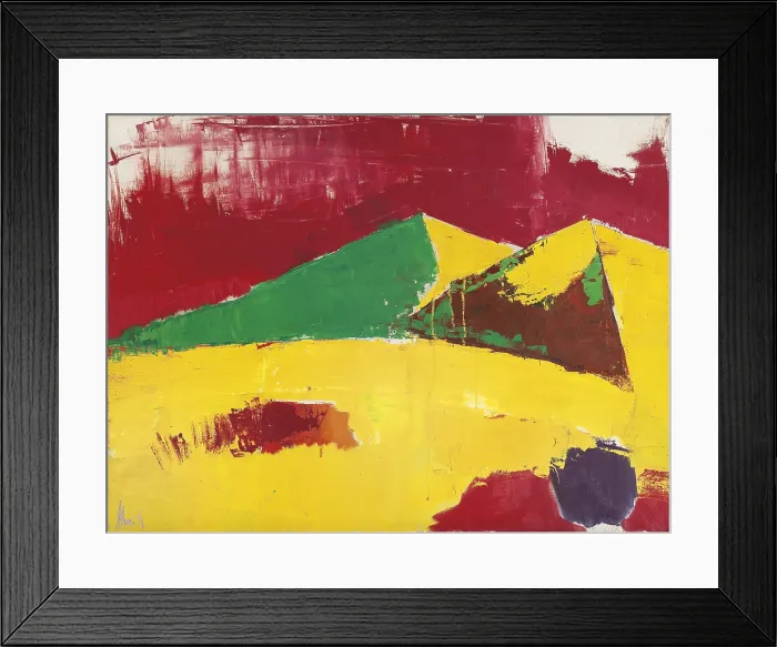 Framed Print : Sicile (Agrigente), 1953. Creator: Nicolas de Stael