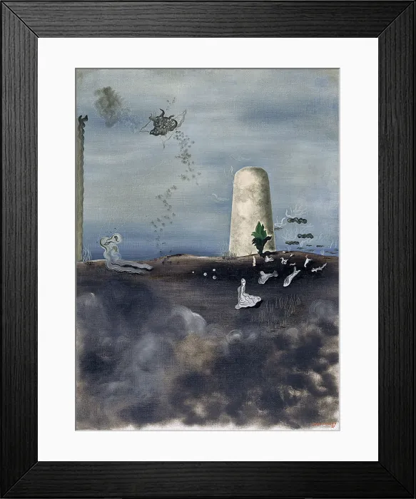 Framed Print : Death Watching his Family, 1927. Creator: Yves Tanguy Framed Print : Death Watching his Family, 1927. Creator: Yves Tanguy