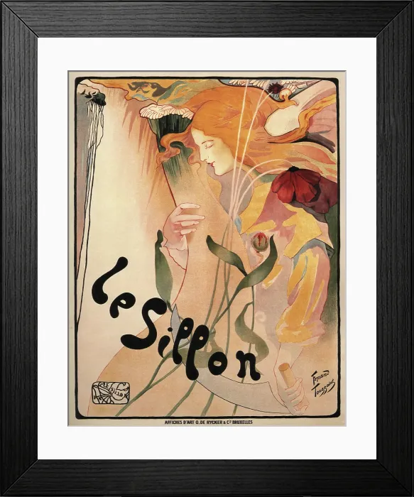 Framed Print : Le Sillon (Poster), 1890s. Creator: Fernand Toussaint Framed Print : Le Sillon (Poster), 1890s. Creator: Fernand Toussaint
