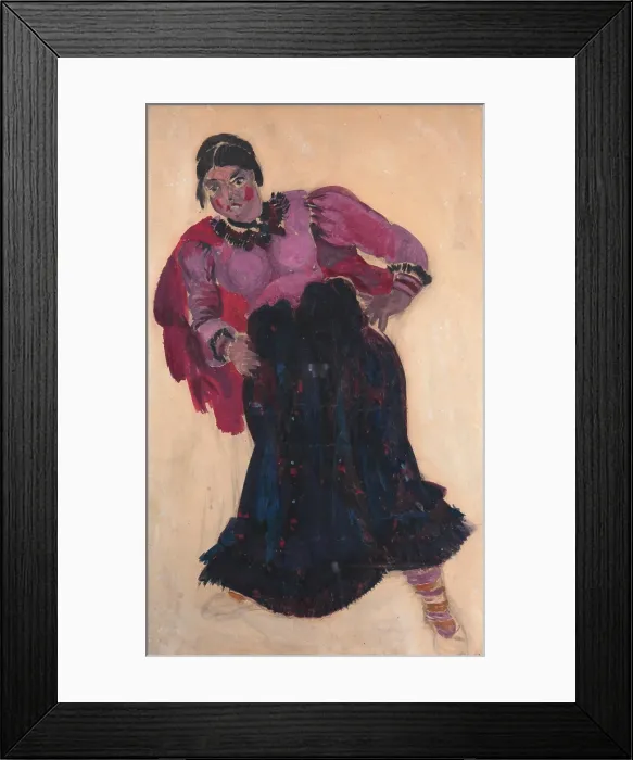 Framed Print : Costume design for the opera 'Quiet Flows the Don' by Ivan Dzerzhinsky, 1936. Creator: Fyodor Fyodorovsky Framed Print : Costume design for the opera 'Quiet Flows the Don' by Ivan Dzerzhinsky, 1936. Creator: Fyodor Fyodorovsky