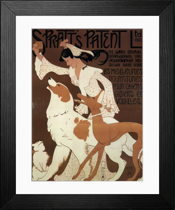 Framed Print : Spratt's Patent, Limited, 1909. Creator: Auguste Jean Baptiste Roubille. Spratt's Patent, Limited, 1909. Creator: Auguste Jean Baptiste Roubille Framed Print : Spratt's Patent, Limited, 1909. Creator: Auguste Jean Baptiste Roubille. Spratt's Patent, Limited, 1909. Creator: Auguste Jean Baptiste Roubille