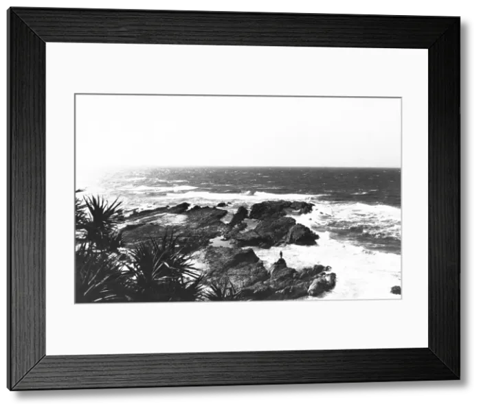 Framed Print : Snapper Rocks, Coolongatta, Gold Coast, 1925. Creator: Jack Bain Framed Print : Snapper Rocks, Coolongatta, Gold Coast, 1925. Creator: Jack Bain