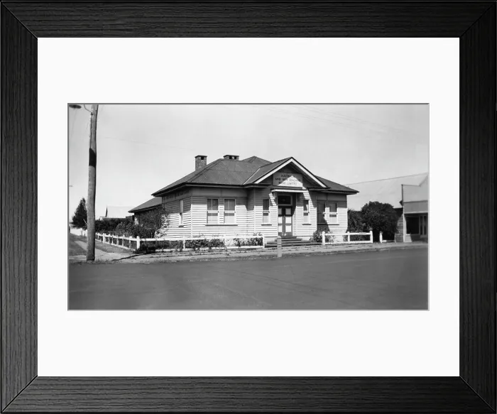 Framed Print : ANZ Bank, Formerly - Bank of Australasia, Jandowae, Queensland, 1955. Creator: Jack Bain Framed Print : ANZ Bank, Formerly - Bank of Australasia, Jandowae, Queensland, 1955. Creator: Jack Bain