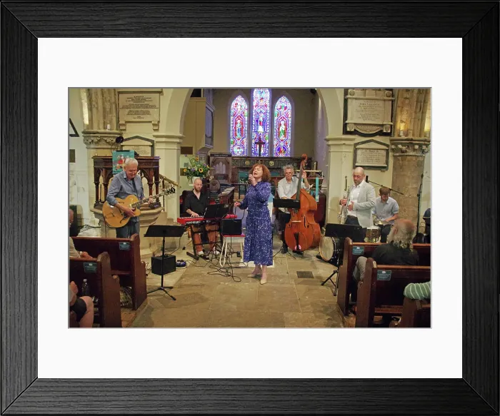 Framed Print : Zoe Francis and Friends, Chris Coull Promotion, St Andrew's Church, Hove, East Sussex, 25 July 2025 Framed Print : Zoe Francis and Friends, Chris Coull Promotion, St Andrew's Church, Hove, East Sussex, 25 July 2025