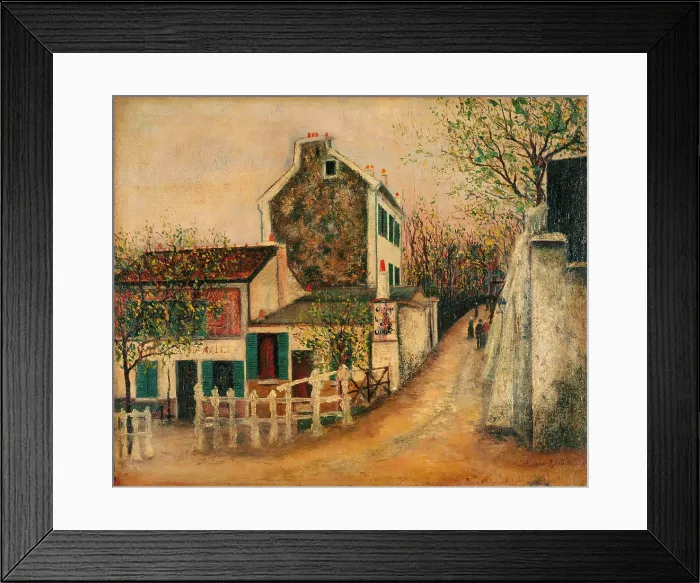 Framed Print : Le Lapin Agile, 1910. Creator: Maurice Utrillo Framed Print : Le Lapin Agile, 1910. Creator: Maurice Utrillo