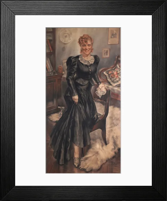 Framed Print : Portrait of the Actress Olga Androvskaya (1898-1975), 1940. Creator: Pyotr Mitrofanovich Shukhmin Framed Print : Portrait of the Actress Olga Androvskaya (1898-1975), 1940. Creator: Pyotr Mitrofanovich Shukhmin