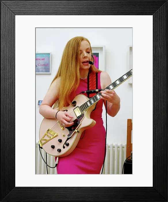 Framed Print : Ruta Di, Ruta Di Trio, Clocktower Cafe Jazz Club, Croyden, London, 24 July 2025 Framed Print : Ruta Di, Ruta Di Trio, Clocktower Cafe Jazz Club, Croyden, London, 24 July 2025
