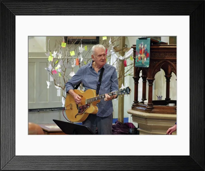 Framed Print : Jim Mullen, Zoe Francis and Friends, Chris Coull Promotion, St Andrew's Church, Hove, July 2025 Framed Print : Jim Mullen, Zoe Francis and Friends, Chris Coull Promotion, St Andrew's Church, Hove, July 2025