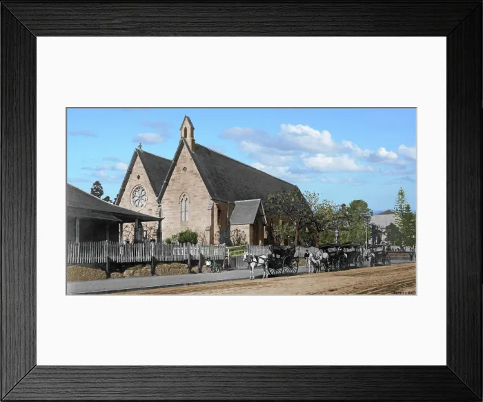 Framed Print : St John's Pro-Cathedral, Brisbane, Queensland, c1885. Creator: Robert Augustus Henry L'Estrange. St John's Pro-Cathedral, Brisbane, Queensland, c1885 Framed Print : St John's Pro-Cathedral, Brisbane, Queensland, c1885. Creator: Robert Augustus Henry L'Estrange. St John's Pro-Cathedral, Brisbane, Queensland, c1885