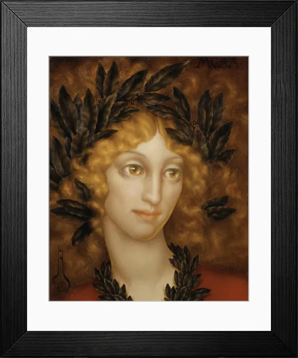 Framed Print : Muse, 1929. Creator: Nikolay Kalmakov Framed Print : Muse, 1929. Creator: Nikolay Kalmakov