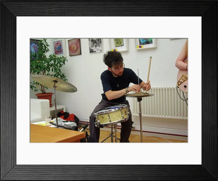 Framed Print : Finn Genockey, Ruta Di Trio, Clocktower Cafe Jazz Club, Croyden, London, 24 July 2025 Framed Print : Finn Genockey, Ruta Di Trio, Clocktower Cafe Jazz Club, Croyden, London, 24 July 2025