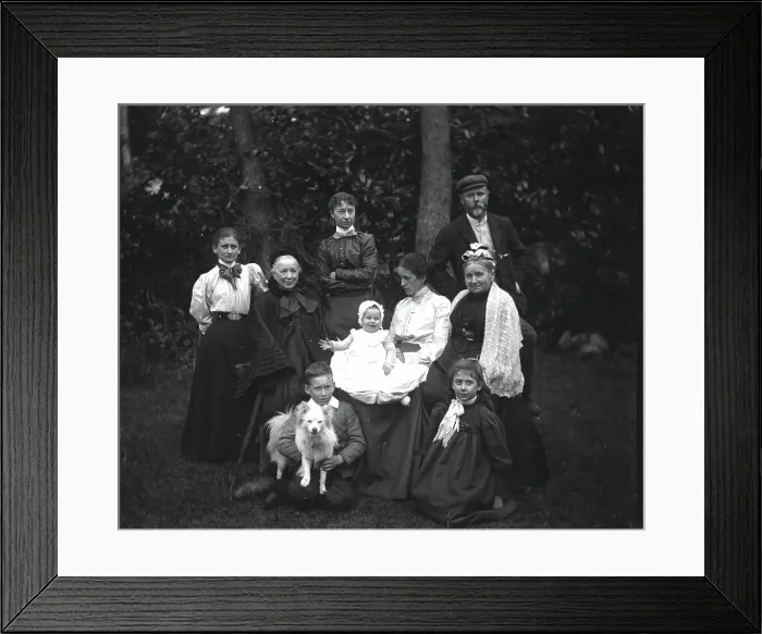 Framed Print : Elizabeth Esplain L'Estrange, Aunt Minnie Henderson, Emily Francis L'Estrange... 1897 Framed Print : Elizabeth Esplain L'Estrange, Aunt Minnie Henderson, Emily Francis L'Estrange... 1897