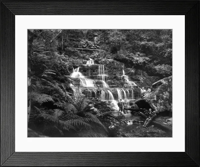 Framed Print : Waterfall, possibly Tamborine Mountain, Queensland, 1885. Creator: Robert Augustus Henry L'Estrange. Waterfall, possibly Tamborine Mountain, Queensland, 1885 Framed Print : Waterfall, possibly Tamborine Mountain, Queensland, 1885. Creator: Robert Augustus Henry L'Estrange. Waterfall, possibly Tamborine Mountain, Queensland, 1885
