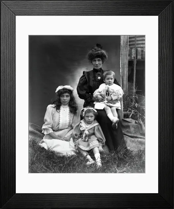 Framed Print : Lady & children - unknown, c1900s. Creator: Robert Augustus Henry L'Estrange. Lady & children - unknown, c1900s. Creator: Robert Augustus Henry L'Estrange Framed Print : Lady & children - unknown, c1900s. Creator: Robert Augustus Henry L'Estrange. Lady & children - unknown, c1900s. Creator: Robert Augustus Henry L'Estrange