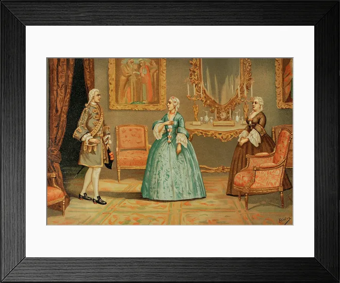 Framed Print : Prison of the princess des Ursins, 1891. Creator: Bielsa Framed Print : Prison of the princess des Ursins, 1891. Creator: Bielsa