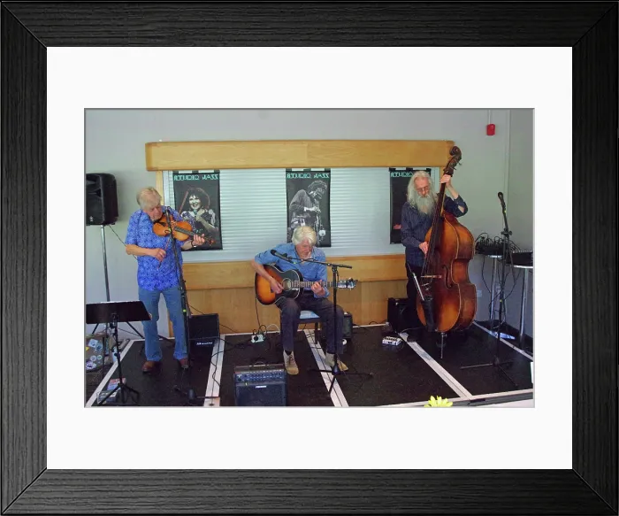 Framed Print : Mike Piggott's Hot Club Trio, The Hawth, Crawley, West Sussex, 20 July 2025