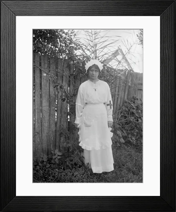 Framed Print : Mary Elizabeth L'Estrange, ( b.4 / 12 / 1890 in Upper Coomera, / d. 25 / 03 / 1977 in Brisbane). c1914 Framed Print : Mary Elizabeth L'Estrange, ( b.4 / 12 / 1890 in Upper Coomera, / d. 25 / 03 / 1977 in Brisbane). c1914