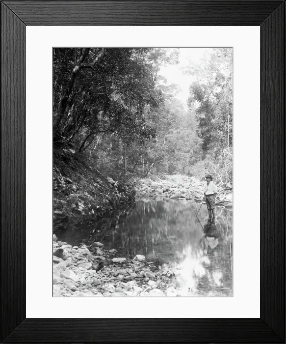 Framed Print : Possibly Coomera River - Upper Commera (Frederick John Walker), c1880s Framed Print : Possibly Coomera River - Upper Commera (Frederick John Walker), c1880s