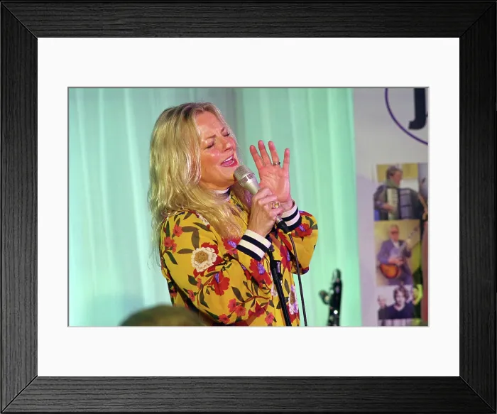 Framed Print : Claire Martin, iG4, Watermill Jazz Club, Dorking, Surrey, 17 June 2025. Creator: Brian O'Connor. Claire Martin, iG4, Watermill Jazz Club, Dorking, Surrey, 17 June 2025 Framed Print : Claire Martin, iG4, Watermill Jazz Club, Dorking, Surrey, 17 June 2025. Creator: Brian O'Connor. Claire Martin, iG4, Watermill Jazz Club, Dorking, Surrey, 17 June 2025