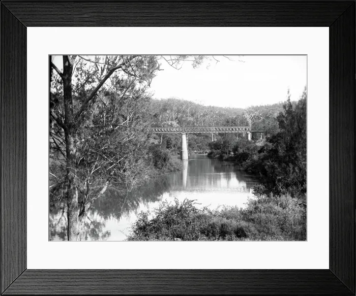 Framed Print : Unknown railway bridge, c1900s. Creator: Robert Augustus Henry L'Estrange. Unknown railway bridge, c1900s. Creator: Robert Augustus Henry L'Estrange Framed Print : Unknown railway bridge, c1900s. Creator: Robert Augustus Henry L'Estrange. Unknown railway bridge, c1900s. Creator: Robert Augustus Henry L'Estrange