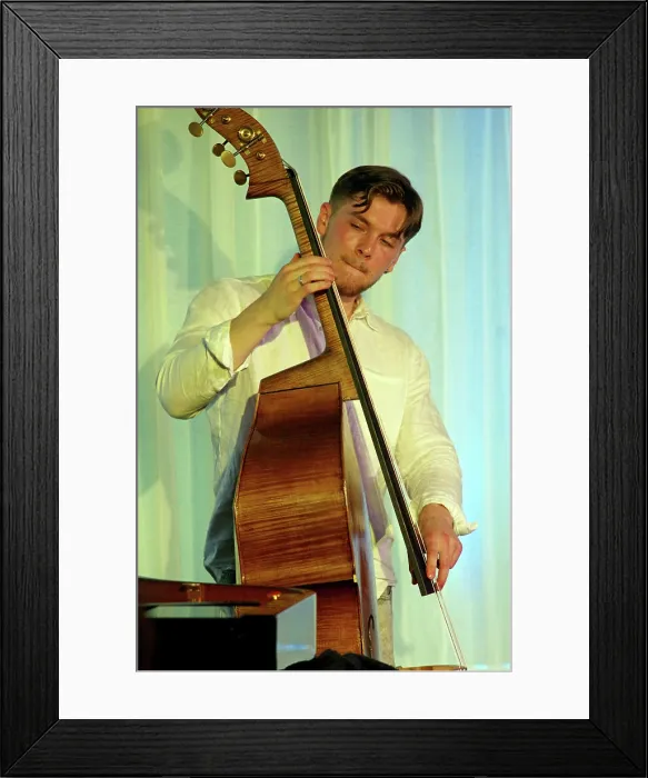 Framed Print : Ewan Hastie, iG4, Watermill Jazz Club, Dorking, Surrey, 17 June 2025. Creator: Brian O'Connor. Ewan Hastie, iG4, Watermill Jazz Club, Dorking, Surrey, 17 June 2025 Framed Print : Ewan Hastie, iG4, Watermill Jazz Club, Dorking, Surrey, 17 June 2025. Creator: Brian O'Connor. Ewan Hastie, iG4, Watermill Jazz Club, Dorking, Surrey, 17 June 2025