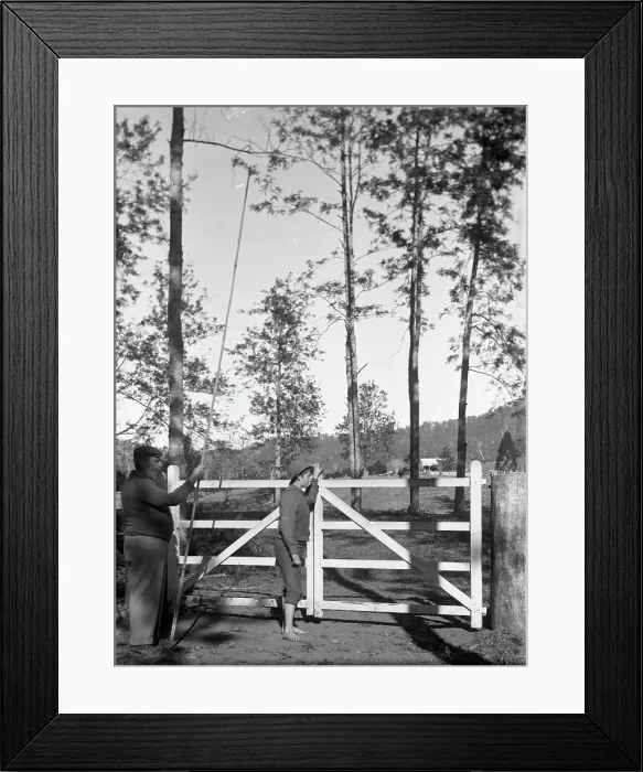Framed Print : Fredrick George Walker & unknown boy, c1900s. Creator: Robert Augustus Henry L'Estrange. Fredrick George Walker & unknown boy, c1900s Framed Print : Fredrick George Walker & unknown boy, c1900s. Creator: Robert Augustus Henry L'Estrange. Fredrick George Walker & unknown boy, c1900s