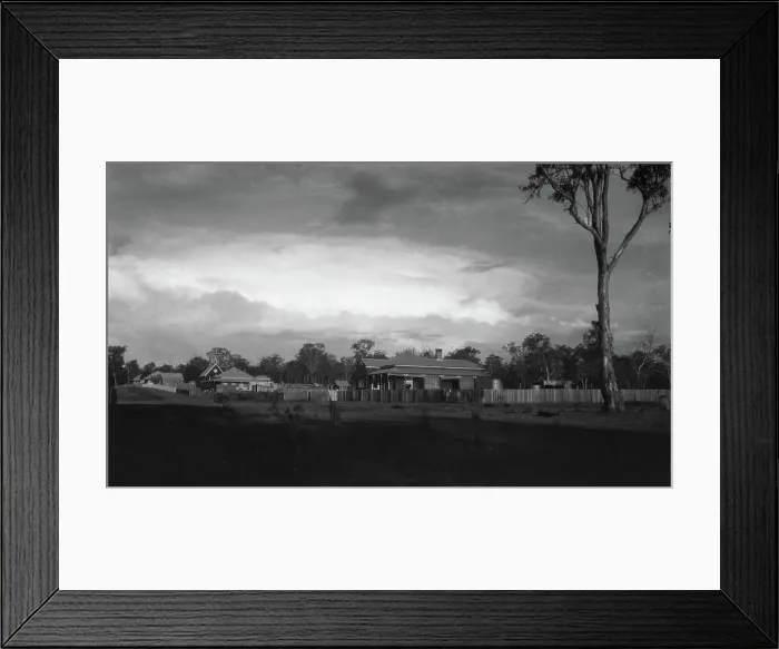 Framed Print : St Luke's Anglican Church, and township of Canungra, c1880s. Creator: Robert Augustus Henry L'Estrange. St Luke's Anglican Church, and township of Canungra, c1880s Framed Print : St Luke's Anglican Church, and township of Canungra, c1880s. Creator: Robert Augustus Henry L'Estrange. St Luke's Anglican Church, and township of Canungra, c1880s