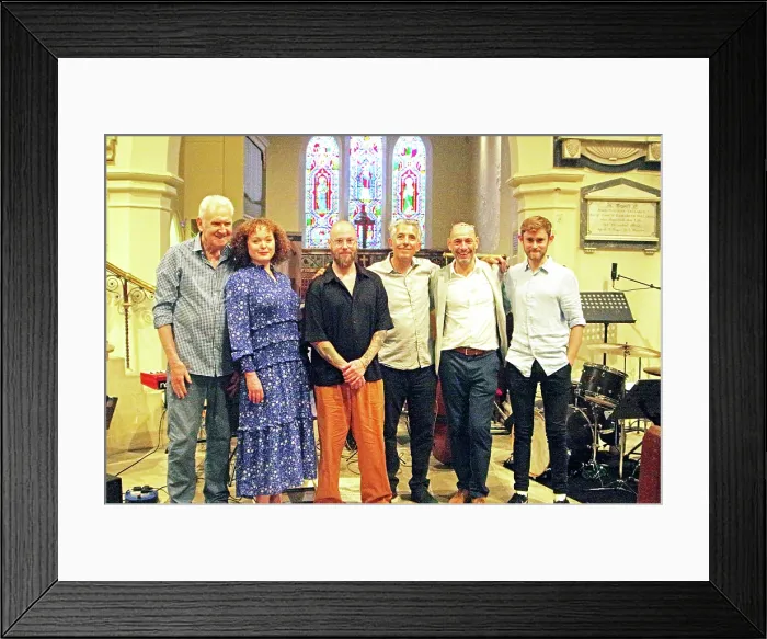Framed Print : Zoe Francis and Friends, Chris Coull Promotion, St Andrew's Church, Hove, East Sussex, 25 July 2025 Framed Print : Zoe Francis and Friends, Chris Coull Promotion, St Andrew's Church, Hove, East Sussex, 25 July 2025