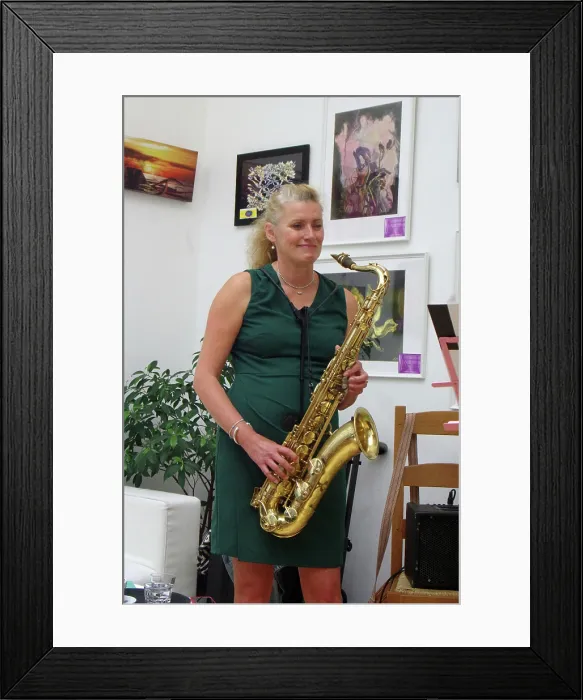 Framed Print : Jo Fooks, Jo Harrop and Friends, Clocktower Cafe Jazz Club, Croyden, London, 29 May 2025 Framed Print : Jo Fooks, Jo Harrop and Friends, Clocktower Cafe Jazz Club, Croyden, London, 29 May 2025