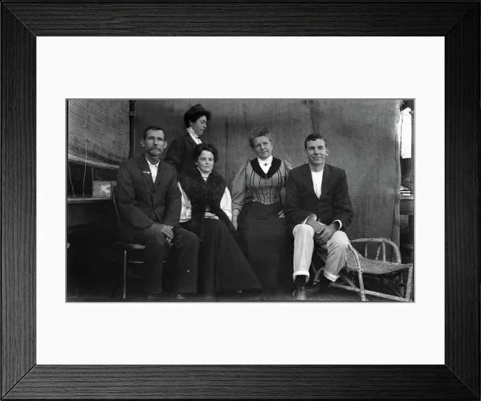 Framed Print : Possible Lahey family group photograph, c1900s. Creator: Robert Augustus Henry L'Estrange. Possible Lahey family group photograph, c1900s Framed Print : Possible Lahey family group photograph, c1900s. Creator: Robert Augustus Henry L'Estrange. Possible Lahey family group photograph, c1900s