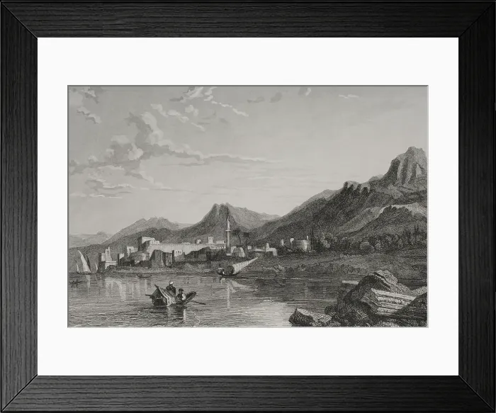 Framed Print : Cyprus, 1840. Creator: Charles Nicolas Ransonnette Framed Print : Cyprus, 1840. Creator: Charles Nicolas Ransonnette