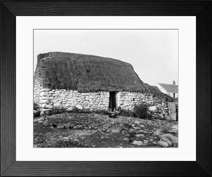 Framed Print : Stone cottage, Ireland c1895. Creator: Robert Augustus Henry L'Estrange. Stone cottage, Ireland c1895. Creator: Robert Augustus Henry L'Estrange Framed Print : Stone cottage, Ireland c1895. Creator: Robert Augustus Henry L'Estrange. Stone cottage, Ireland c1895. Creator: Robert Augustus Henry L'Estrange