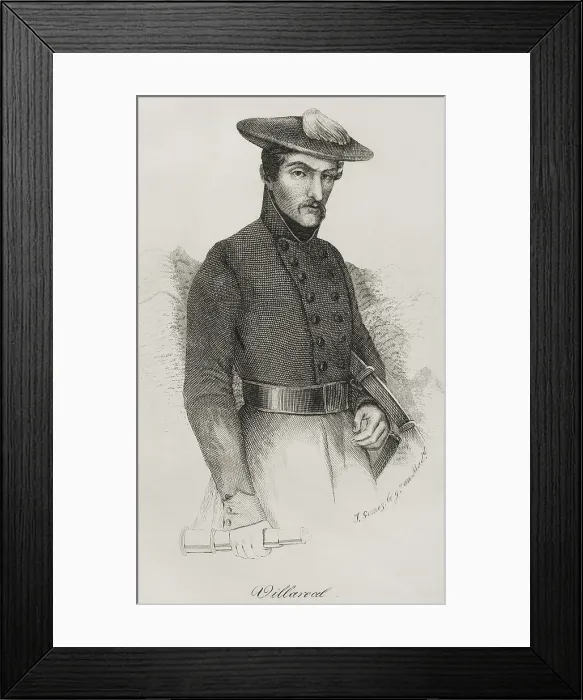 Framed Print : Bruno de Villarreal (1799-1861), Officer of the Carlist army during the First Carlist War, 1842. Creator: Jose Gomez Framed Print : Bruno de Villarreal (1799-1861), Officer of the Carlist army during the First Carlist War, 1842. Creator: Jose Gomez