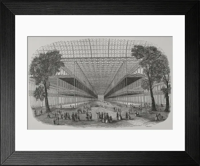 Framed Print : Universal Exhibition held in London in 1851, (1856). Creator: Cabanach Framed Print : Universal Exhibition held in London in 1851, (1856). Creator: Cabanach