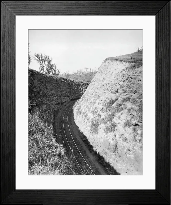 Framed Print : Toowoomba Range near Highfields 1, c1894. Creator: Poul C Poulsen Framed Print : Toowoomba Range near Highfields 1, c1894. Creator: Poul C Poulsen