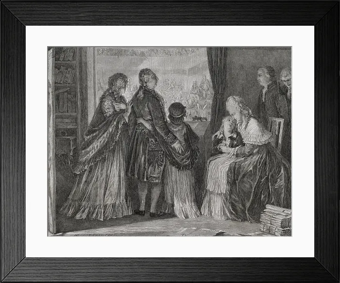 Framed Print : French Revolution: Assault on the Tuileries Palace on 10 August 1792 (1876). Creators: Theodor Meyer-Heine, Hippolyte de la Charlerie Framed Print : French Revolution: Assault on the Tuileries Palace on 10 August 1792 (1876). Creators: Theodor Meyer-Heine, Hippolyte de la Charlerie